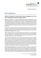 Press Release- INDEOTEC SA delivers an Octopus-II PECVD